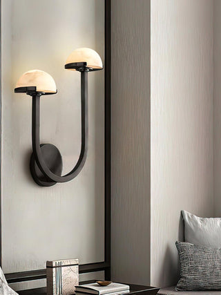 Alabaster Modern Mushroom Wall Lamp