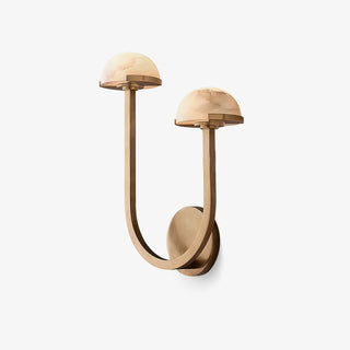 Alabaster Modern Mushroom Wall Lamp