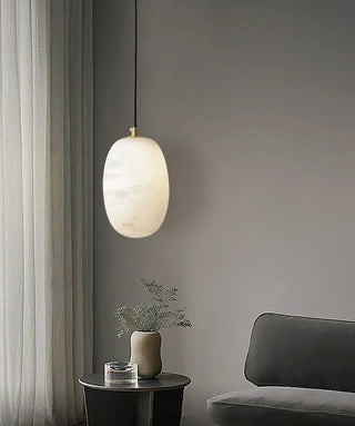 Alabaster Modern Pebble Pendant Lamp