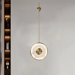 Alabaster Modern Round Strip Wall Lamp