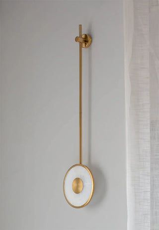 Alabaster Modern Round Strip Wall Lamp - Vidirlighting