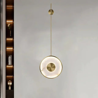 Alabaster Modern Round Strip Wall Lamp - Vidirlighting