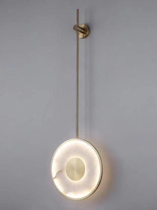 Alabaster Modern Round Strip Wall Lamp - Vidirlighting
