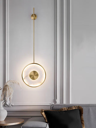 Alabaster Modern Round Strip Wall Lamp