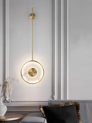 Alabaster Modern Round Strip Wall Lamp - Vidirlighting