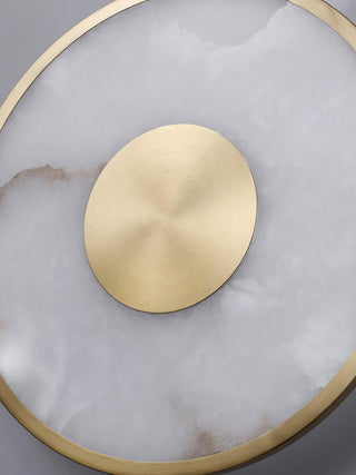 Alabaster Modern Round Strip Wall Lamp