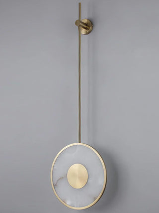 Alabaster Modern Round Strip Wall Lamp - Vidirlighting