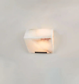 Minimalist Alabaster Facade Wall Lamp