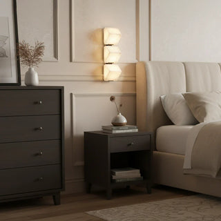 Minimalist Alabaster Facade Wall Lamp