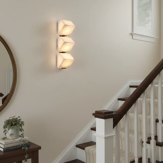 Minimalist Alabaster Facade Wall Lamp