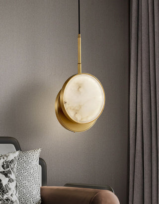 Alabaster Moonshade Pendant Light