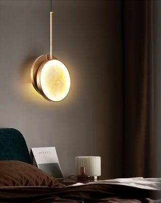 Alabaster Moonshade Pendant Light