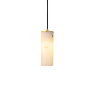 Alabaster Nula Vertical Pendant Light