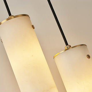 Alabaster Nula Vertical Pendant Light