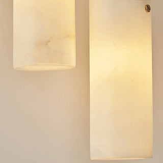 Alabaster Nula Vertical Pendant Light