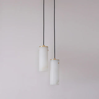 Alabaster Nula Vertical Pendant Light