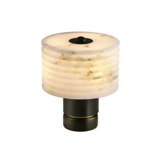 Alabaster Outela Brass Table Lamp