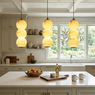 Alabaster Pearl Pendant Light - Vidirlighting