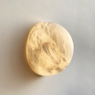 Alabaster Pebble White Wall Lamp