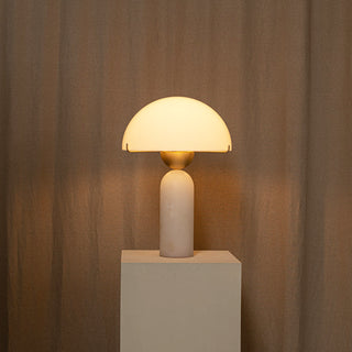 Alabaster Peono Table Lamp