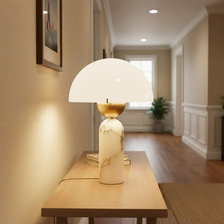 Alabaster Peono Table Lamp