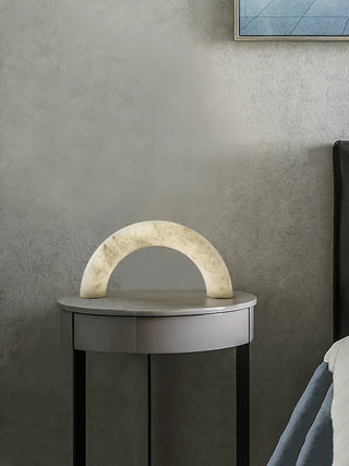Alabaster Piped Table Lamp - Vidirlighting