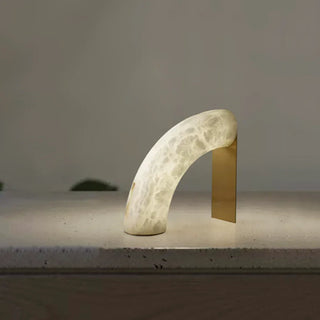 Alabaster Piped Table Lamp - Vidirlighting