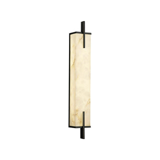 Alabaster Rectangle Calliope Wall Sconce