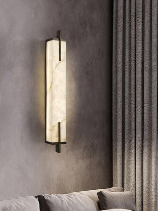 Alabaster Rectangle Calliope Wall Sconce