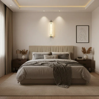 Alabaster Rectangle Calliope Wall Sconce