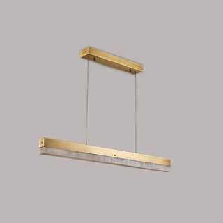 Alabaster Rectangle Linear Pendant Light