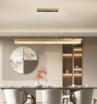 Alabaster Rectangle Linear Pendant Light