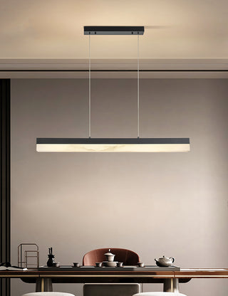 Alabaster Rectangle Linear Pendant Light