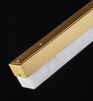 Alabaster Rectangle Linear Pendant Light