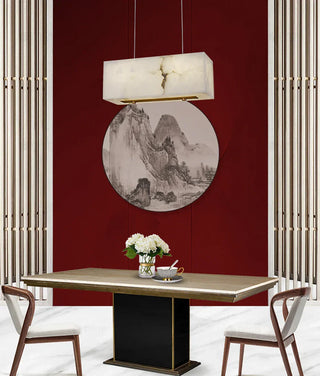 Alabaster Rectangular Chandelier - Vidirlighting