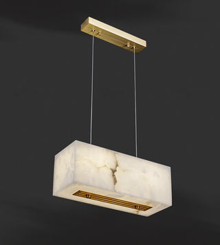 Alabaster Rectangular Chandelier