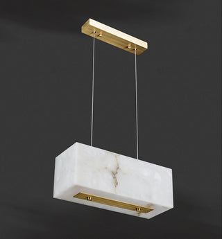 Alabaster Rectangular Chandelier