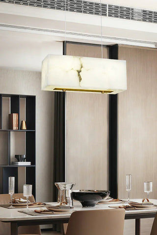 Alabaster Rectangular Chandelier - Vidirlighting