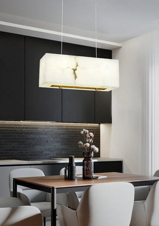 Alabaster Rectangular Chandelier - Vidirlighting
