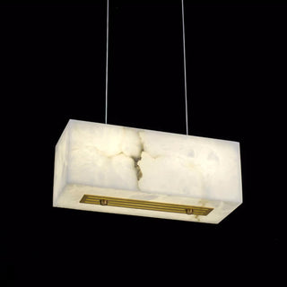 Alabaster Rectangular Chandelier