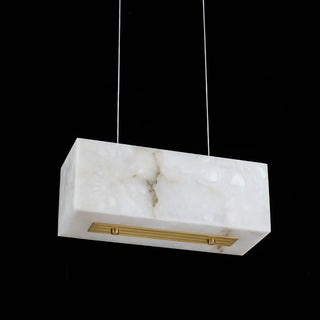 Alabaster Rectangular Chandelier