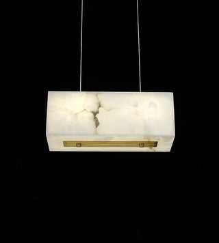 Alabaster Rectangular Chandelier