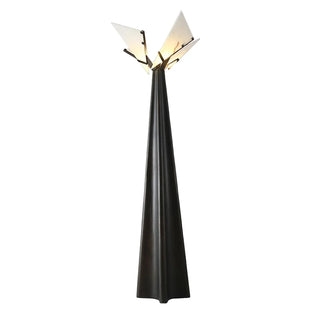 Alabaster Black Floor Lamp - Vidirlighting