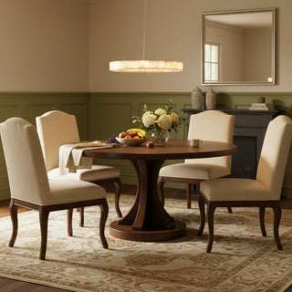 Alabaster Rivage Round Chandelier