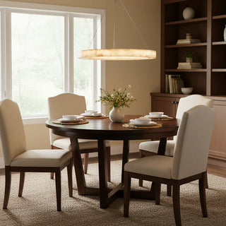 Alabaster Rivage Round Chandelier