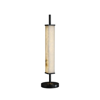 Alabaster Serano Brass Table Lamp