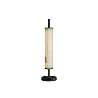 Alabaster Serano Brass Table Lamp