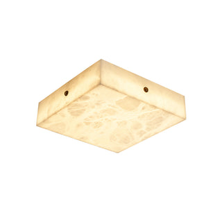 Alabaster Square Flushmount Ceiling Light