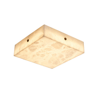 Alabaster Square Flushmount Ceiling Light