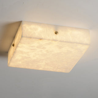 Alabaster Square Flushmount Ceiling Light